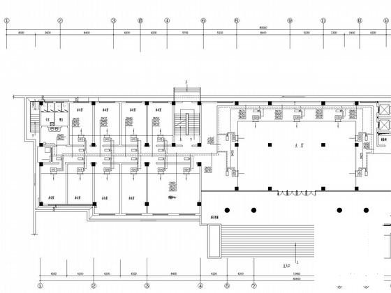 行政办公综合楼空调系统设计CAD施工图纸（水环水源热泵空调系统） - 2