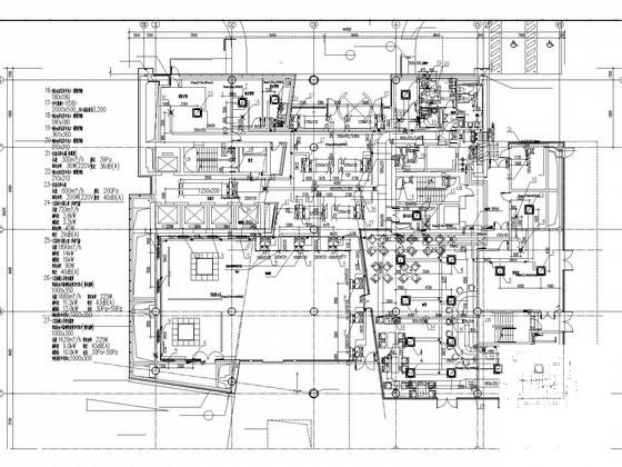 23层办公建筑空调通风及防排烟系统设计CAD施工图纸 - 1