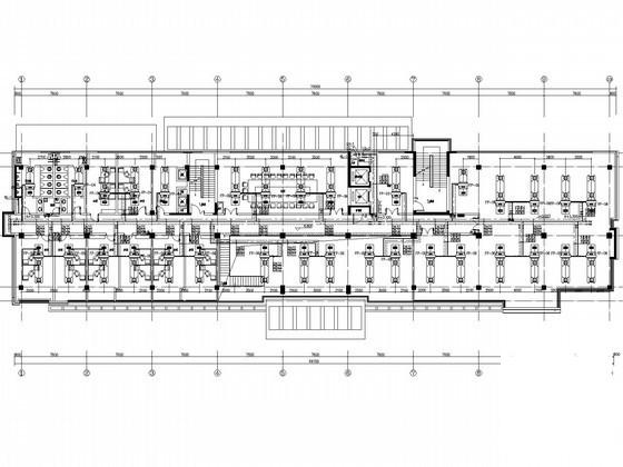 5层办公科研综合楼空调通风及防排烟系统设计CAD施工图纸（采暖设计） - 3