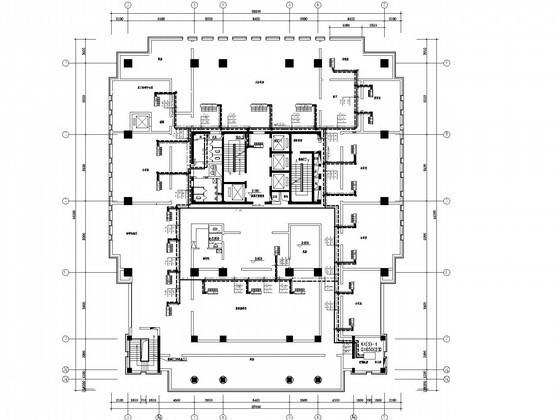 21层办公建筑空调通风系统设计CAD施工图纸（消防设计） - 3