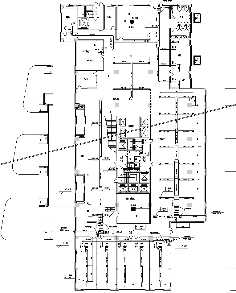 10层矿工业矿区办公大楼暖通毕业设计方案（套CAD图纸） - 2
