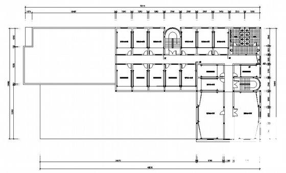 上3层办公楼水电装修CAD施工图纸 - 3