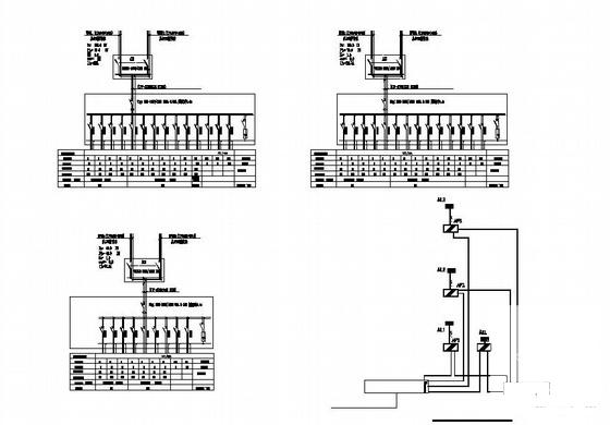 上3层办公楼水电装修CAD施工图纸 - 4