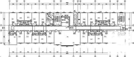 上7层钢筋混凝土结构办公楼电气CAD施工图纸 - 2
