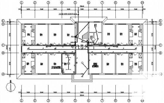 办公楼电气设计CAD施工图纸（三级负荷） - 3