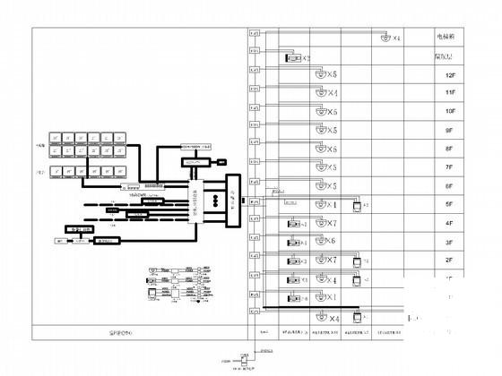 12层办公大厦智能化系统CAD施工图纸 - 5