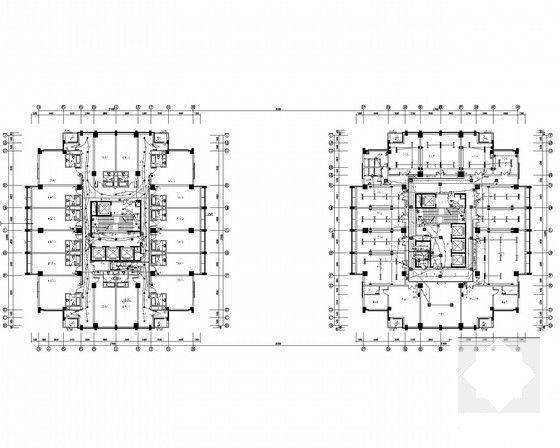 27层商务办公大楼强电系统CAD施工图纸（消防） - 4
