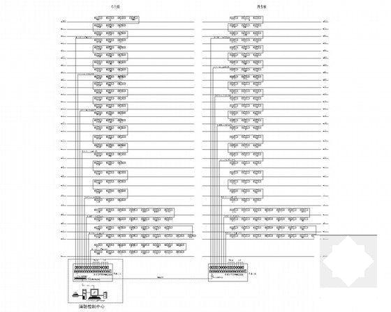 27层商务办公大楼强电系统CAD施工图纸（消防） - 5