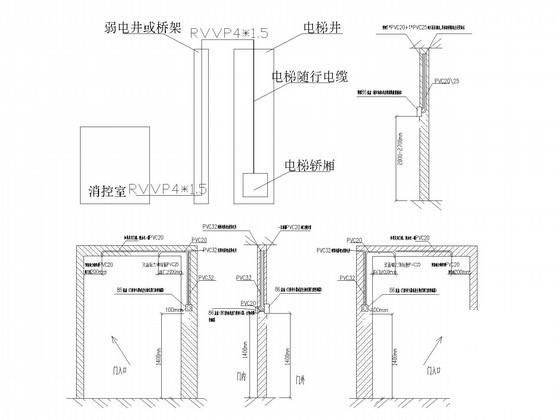 35层办公大厦弱电智能CAD施工图纸（设备清单调试情况）(背景音乐系统) - 4