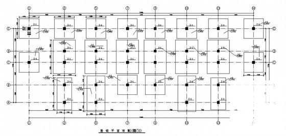 6层框架办公楼毕业设计方案（建筑结构CAD图纸） - 2