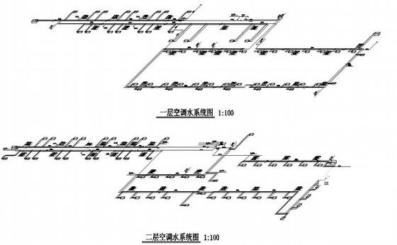 上8层宿舍楼地源热泵空调CAD施工图纸（设计说明）(风机盘管) - 2