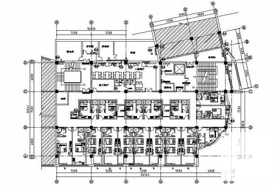 7层快捷连锁酒店采暖设计CAD施工图纸 - 2