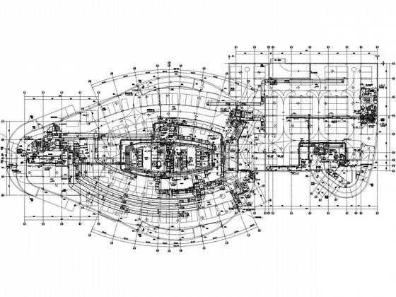 29层广场办公大厦空调通风设计CAD施工图纸(127米) - 1