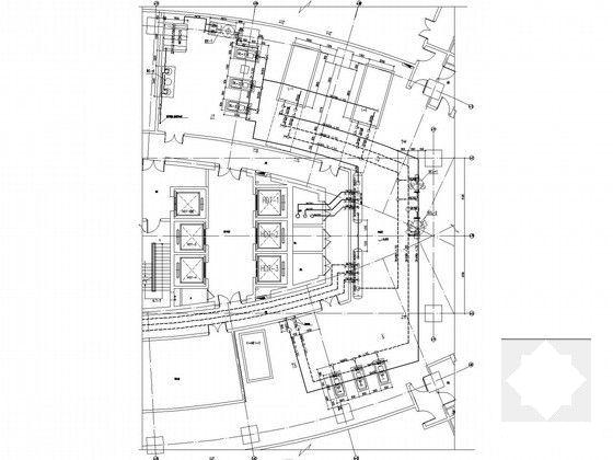 29层广场办公大厦空调通风设计CAD施工图纸(127米) - 5