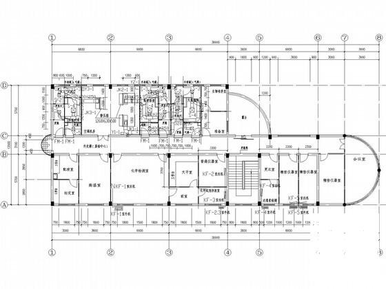 医药仓库及办公质检楼净化空调系统设计CAD施工图纸 - 1