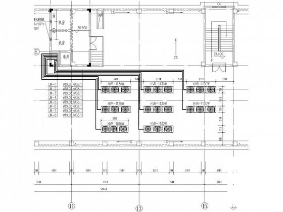 8层市政办公综合楼VRV空调系统设计CAD施工图纸 - 2