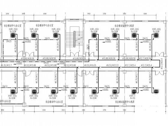 8层市政办公综合楼VRV空调系统设计CAD施工图纸 - 3