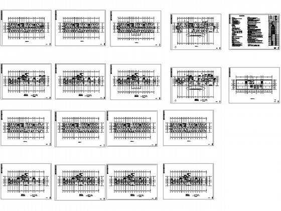 8层市政办公综合楼VRV空调系统设计CAD施工图纸 - 5