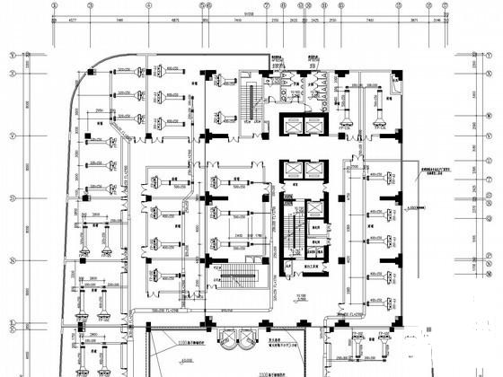 24层商务办公大楼空调通风设计CAD施工图纸 - 1