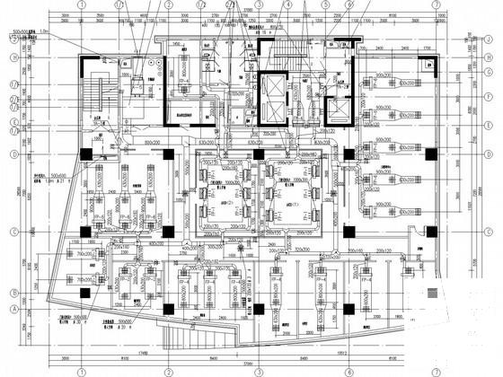 19层通信办公大楼空调通风设计CAD施工图纸 - 1