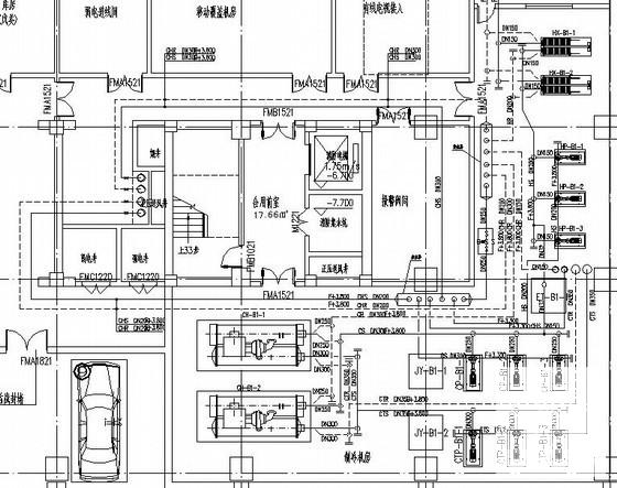 18层高档办公写字楼空调通风设计CAD施工图纸 - 3