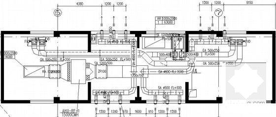 18层高档办公写字楼空调通风设计CAD施工图纸 - 4