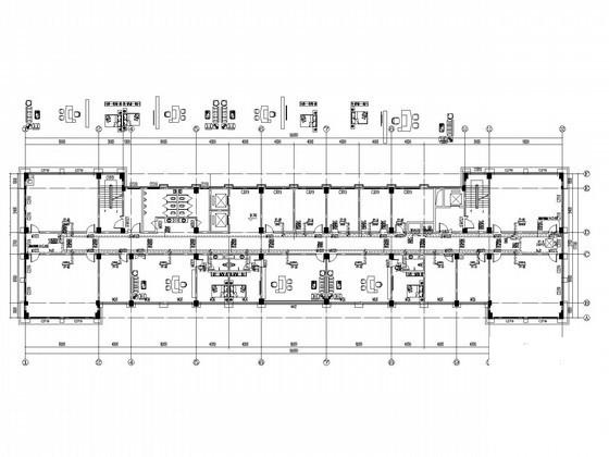 9层办公用楼空调系统及防排烟设计CAD施工图纸 - 5