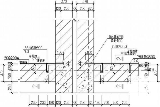 中学3层砖混宿舍楼结构加固CAD施工图纸（结构加固设计说明） - 2