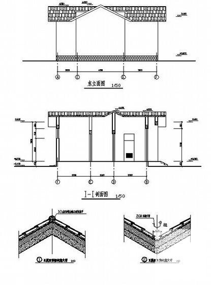 单层砌体结构厕所建筑结构CAD施工图纸（建筑结构设计说明） - 3
