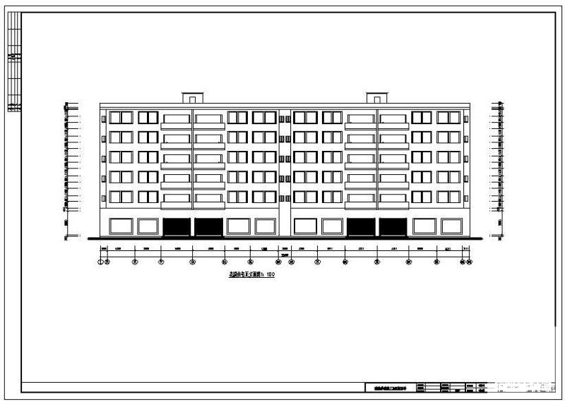 底框结构花园住宅毕业设计方案(部分建筑CAD图纸) - 1