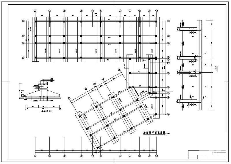 商业办公楼毕业设计方案(建筑结构设计图纸)(竖向荷载作用) - 3
