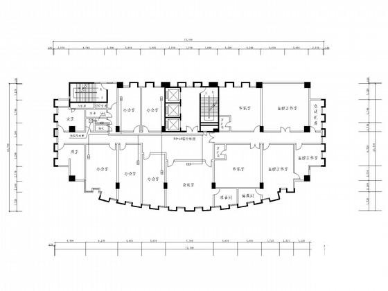20层办公大楼综合布线系统CAD图纸 - 3