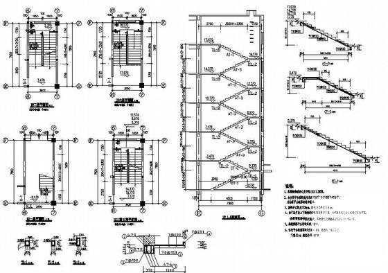 6层框架旅馆毕业设计方案（建筑、结构CAD图纸） - 3