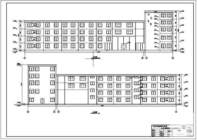 5层自助宾馆毕业设计方案(建筑结构图纸) - 1