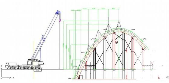 三跨异形拱连续梁桥拱肋安装施工方案（71页） - 4