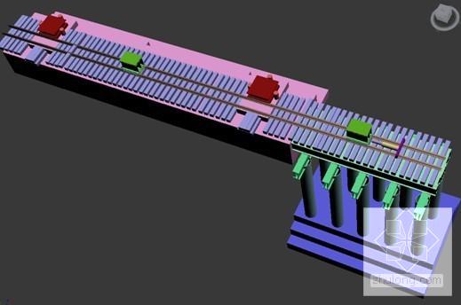 1-96m钢桁梁拼装架设施工方案（横移顶推法）(桥平面) - 2