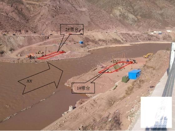 桥墩19.15m×6.9m×2.5m深水承台专项施工方案85页（土石筑岛围堰）(工艺流程图) - 1