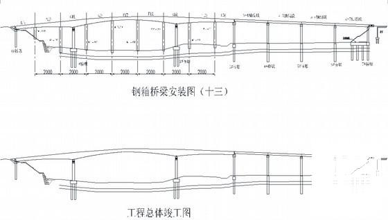 80m钢结构连续梁人行天桥施工方案（64页） - 2