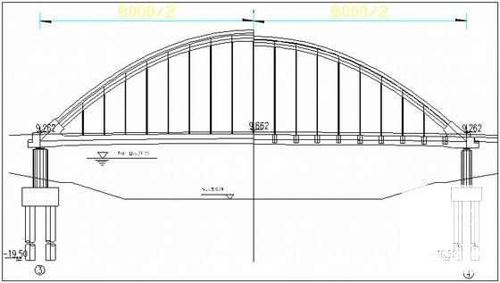 钢管砼系杆拱桥主桥支架施工方案附计算书（22页图纸文并茂）(混凝土箱梁) - 2