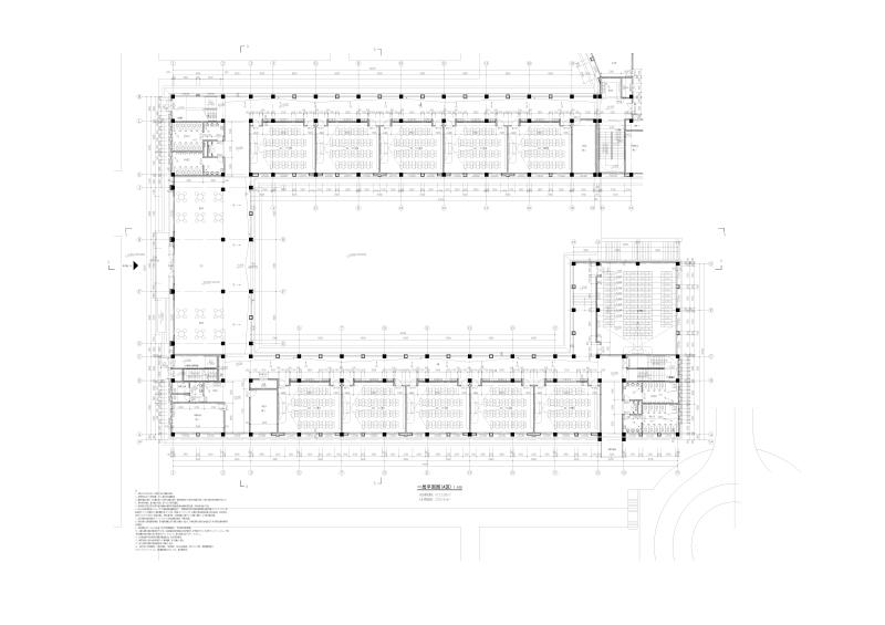 高中部建筑平面图及剖面图 - 2