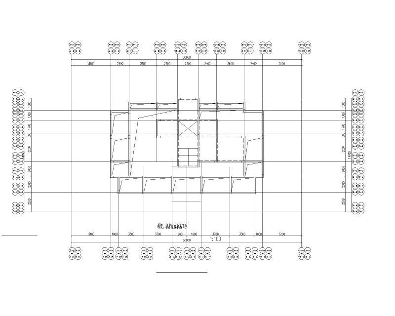 构架、机房屋面板平法施工图