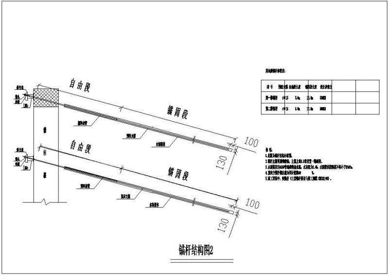 锚杆结构节点构造详图纸 - 2