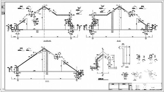 坡屋面节点构造详图纸cad - 1
