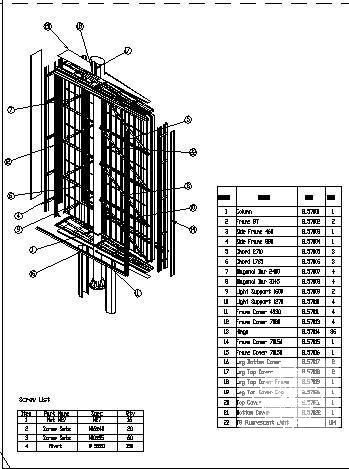 灯箱立柱广告牌示意图纸cad - 1