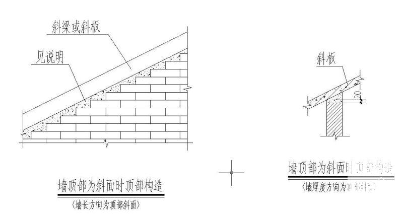 坡屋面平法构造及补充大样节点构造详施工图纸cad - 3