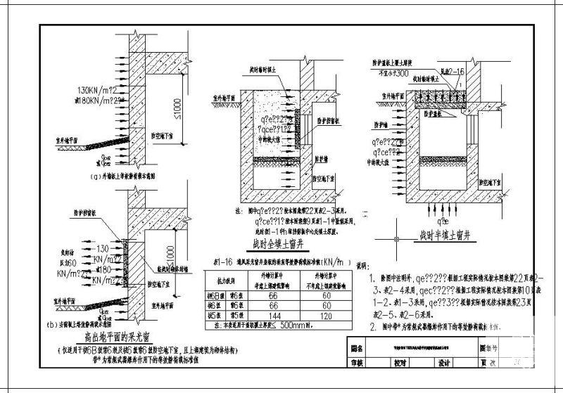 防空地下室设计荷载与结构构造图纸集cad - 3