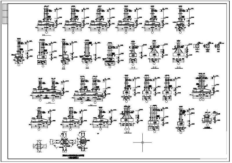 独立基础节点构造详图纸cad - 1