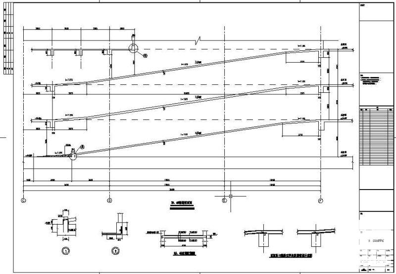 库坡道节点构造详图纸cad - 3