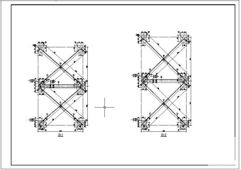 钢结构观光电梯设计图纸cad平面图 - 2