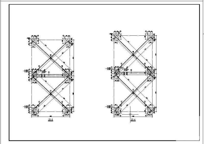 钢结构观光电梯设计图纸cad平面图 - 4